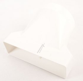 Nedco Reducer - 6570 Adapter Straight White Ø 125mm-204x60mm