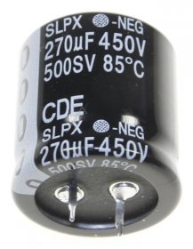 450v Radial Electrolytic 105 D - 270uf 450v Elco Radial 105° 30x30mm Snap in rohs -