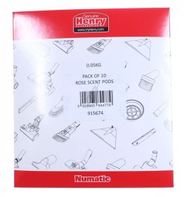 Numatic Workshop Service Aids - Gc-roo 915674 Fragrance Capsules Quick Rose 10 Pieces