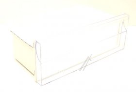 Vegetable Drawer - 42186529 R crisper Gr -319(trans nat)hoover Sr [Vestel]