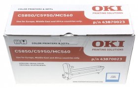 Oki Drum Assembly - 43870023 Drum Unit Cyan 20k