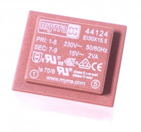 Myrra Ei30 Printtrafos With 1 Output - 15v-133ma Print Trafo 230v Ei30 2 0va 32 5x27 5x26 5mm 133ma