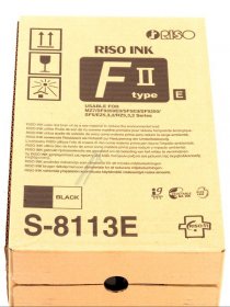 Riso Cartridge - Tintenpartonen, Schwarz, 2 X 1000ml