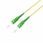 Logilink Optical Plug/optical Plug - Fibre Simplex Patch Cord, Os2 Sm G.657.a2, Sc-apc To Sc-apc, 15 M