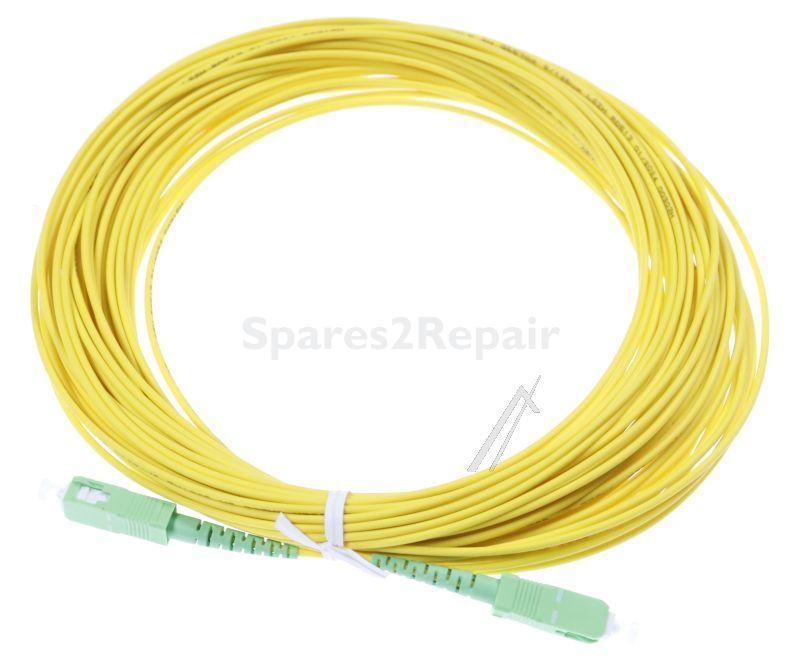 Logilink Optical Plug/optical Plug - Fibre Simplex Patch Cord, Os2 Sm G.657.a2, Sc-apc To Sc-apc, 20 M