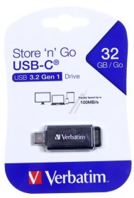 Verbatim Mobile Memory For Computer - Store N Go Usb-c 3.2 Gen 1 Drive 32gb