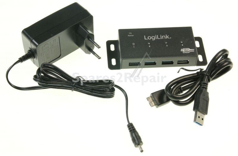 Logilink Hub-usb - Usb 3.0 Hub, 4-port, Metal Casing