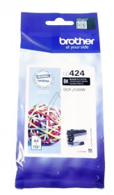 Brother Cartridge - Lc424bk Tintenpatrone Schwarz