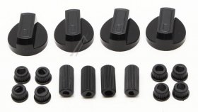 Compatible Lever Set - Universal Knob Set For Cookers Black
