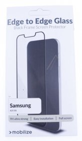 Mobilize Display Protective Film - 57533 Mobilize Glass Screen Protector - Black Frame - Samsung Galaxy A25 5g