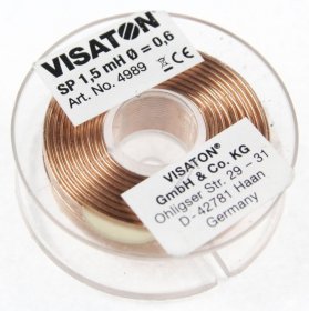Visaton Coil - 1,5mh 4989 Sp-air Coil, 0,6mm Wire