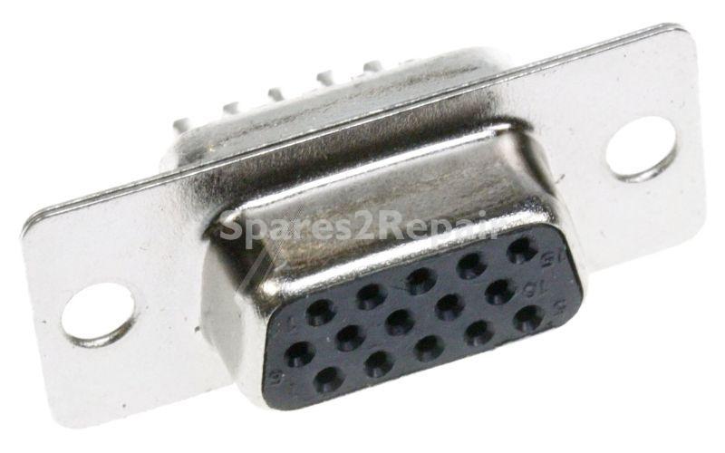 Vga-plug Female - Vga-socket 3-row 15 Pol