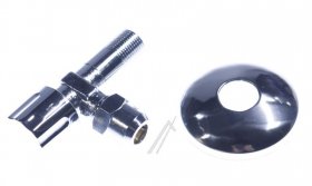 Angle Valve - Elbow Tap Rosette 10mm