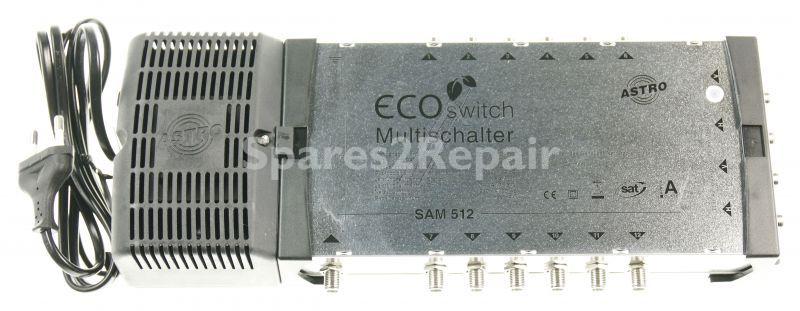 Astro Multi Switch - Sam 512 Ecoswitch Standalone-multischalter, 5 Eingange Fur Eine Satellitenposi