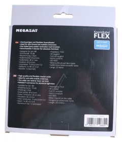 Megasat Koaxconnector - Koaxialkabel Flex 20 M Mit 2 F-steckern - Hochflexibel Fur Den Mobilen Einsatz