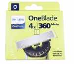 Philips Shaver Head - Qp440-50 Oneblade 360° Replacement Blade 4 Pcs