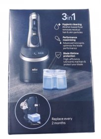 Braun Shaver Accessories - Ccr2 80739860 Cleaner Gel Cartridges - (2x170ml)