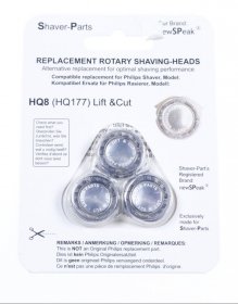 Newspeak Shaver Head - Shaver Heads Lift & Cut Alternative For Philips