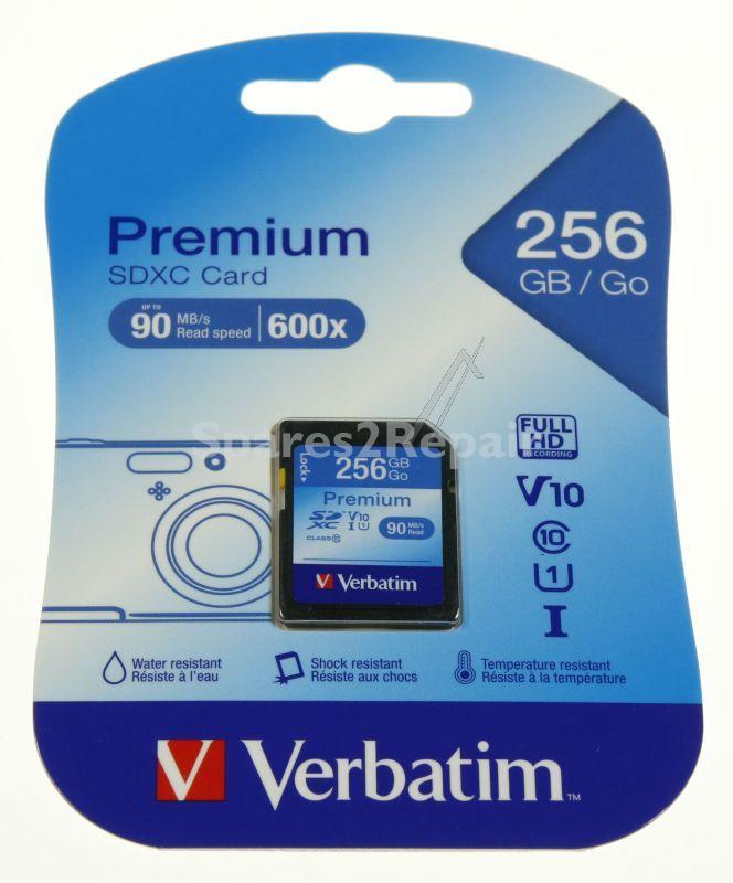 Verbatim Memorycard - Sdxc Speicherkarte 256gb Verbatim Uhs-1 Class-10