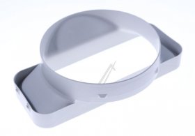 Naber Tube Connector - P-mas 150 Maueranschlussstutzen Verbindungselement Hellgrau - Compair Prime Flow