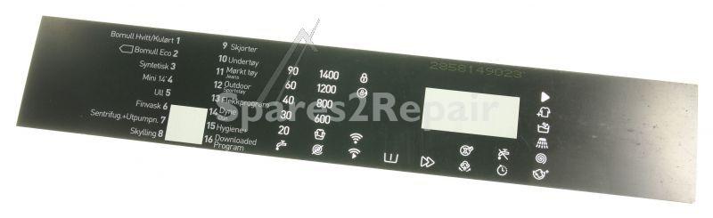 Operating Unit Screen - 2858149023 C00895445 Inlay-norsk [Arcelik]
