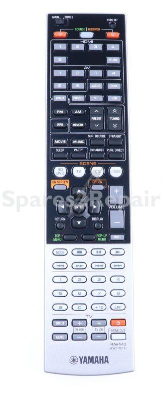Yamaha Ir remote Control - Rav443 Ww511500 Remote Control
