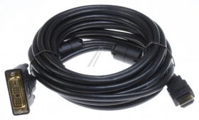 Compatible Hdmi plug-dvi plug - Hdmi-male 19p -dvi-d Male Cable 18+1pins 5 0m