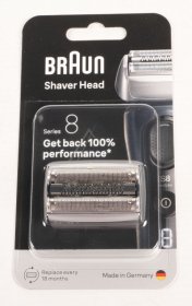Braun Shaver Head - 83m 80843153 Shaving System Series 8 Silver