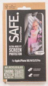 Safe By Panzerglass Display Protective Film - Sarnuwfg29845 Safe By Panzerglass Screen Protector Iphone 16e | 14 | 13 | 13 Pro | Ultra-wide Fit W Aligner