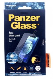 Panzerglass Display Protective Film - Pro2710 Display Protection Glass For Apple Iphone 12 Mini Case Friendly Ab Black