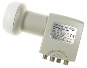 Polytron Quadruple Lnb - Osp-ap 40 Universal Quad Lnb To Connect Four Subrcribers, Housing Ligh
