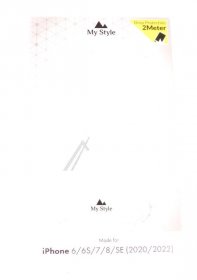 Mystyle Leather Bag Gsm - 25151 My Style Protective Flex Case For Apple Iphone 7-8-se (2020-2022) Transparent