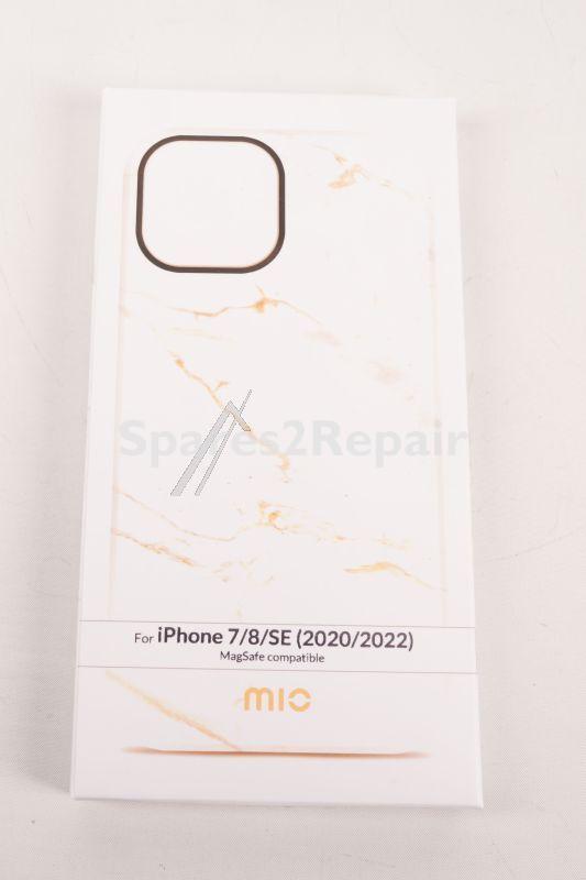 Mio By Mobilize Leather Bag Gsm - 80358 Mio White Marble Magsafe Compatible For Iphone 7-8-se (2020-2022)