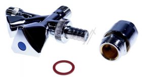 Angle Valve - Elbow Tap With Valves Chromium