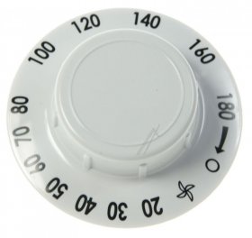 Control Knobs - C00287200 C00287200 Timer White Knob [Whirlpool Indesit]