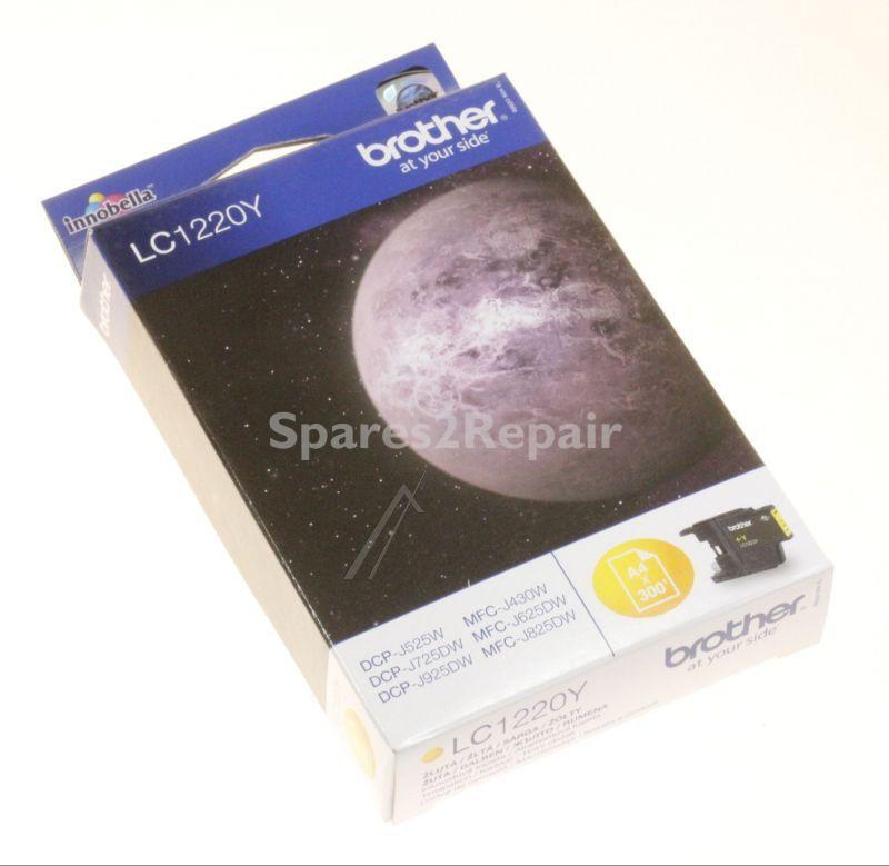 Brother Cartridge - Lc1220y Brother Ink Cartridge Yellow 0 3k Mfcj825dw-dcpj525w-dcpj72