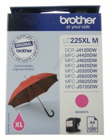 Brother Cartridge - Lc225xlm Ink Cartridge Magenta 1 2k
