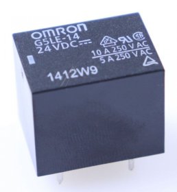 Omron Pcb Relay To 24v - 24vdc Relais Omron