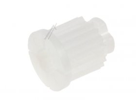 Connection Parts - 454925 Rastbuchse Kunststoff, Weiss