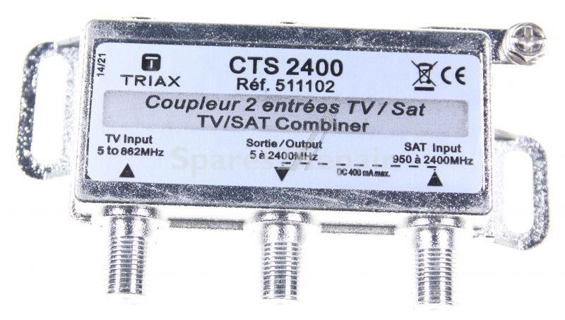 Triax Antenna Splitter Sat/terrestri - Cts2400 Combier Bereichsweiche