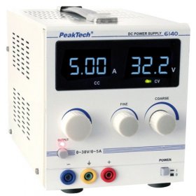 Peaktech Psu Workshop - P Workshop Power Supply 0 - 30 V-0 - 5a Dc Adaptable For Peaktech