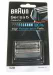 Braun Shaver Head - 52b 81384829 Cassette Series 5 Silver 52b