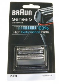 Braun Shaver Head - 52b 81384829 Cassette Series 5 Silver 52b