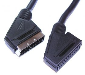 Compatible Scart Plug-scart Socket - Scart-lead 21pin-2 0m-plug-socket