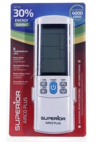 Remote Control - Airco Plus Supcu001 Airco Superior Universal Remote Control