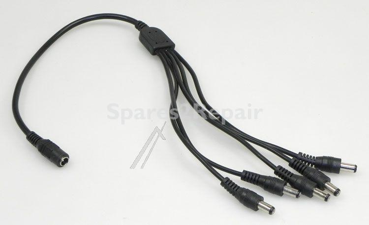 Cable/plugs/adapter - Dc Splitter 5,5 X 2,1 Mm 1 X Buchse > 5 X Stecker