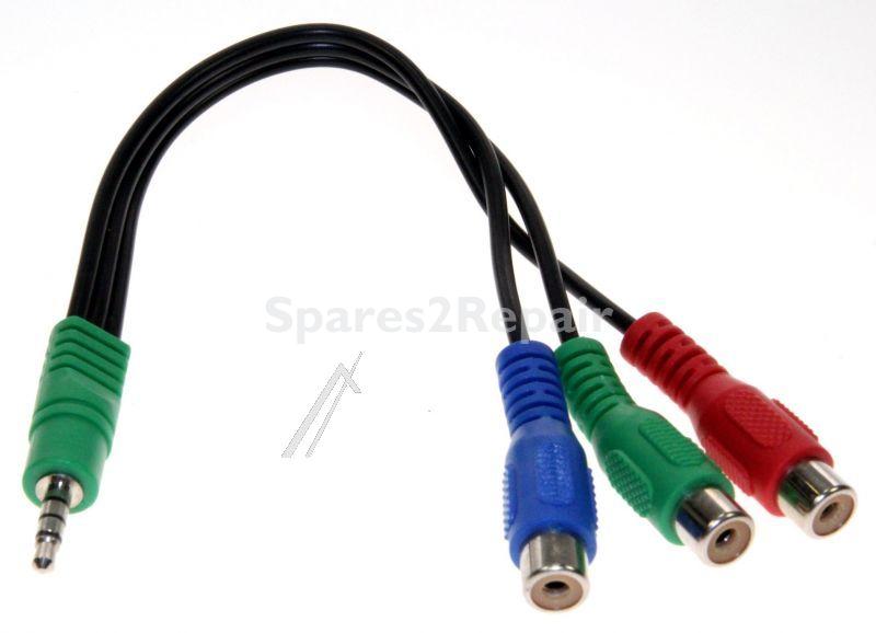Vestel Audio-video connector - 30069701 Cable Stereo To Rca 15cm R-b-g Pahs