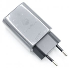Motorola Charger For Mobile Phone - Sa18c21418 Accy Ac Adptr Plumcot 5v-9vv 3a Moto 27w