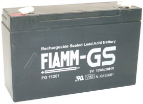 Fiamm 6 0v Lead Batteries - 6 0v-12ah Plumb Battery 151x50x94mm Fiamm