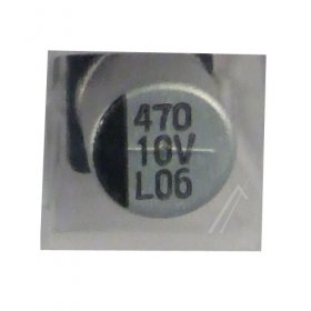 Electrolytic - 470uf-10v 30029275 Cap Elch 470µf 10v M 290ma 8x10 5 Rohs [Vestel]